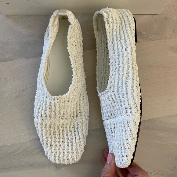 The Row Ballet Ballerina in White Crochet Sz 39/9 (runs large!) - Picture 2 of 9